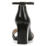 mujer Naturalizer cuero negro sandalia de vestir thena RTZ4T680 - Imagen 6
