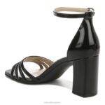 mujer Naturalizer cuero negro sandalia de vestir thena RTZ4T680 - Imagen 8