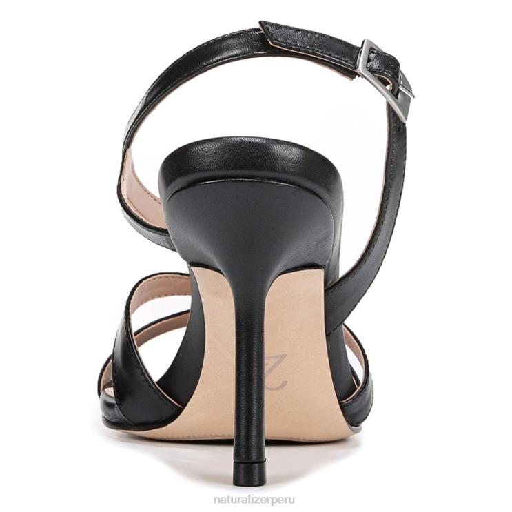 mujer Naturalizer cuero negro sandalia de vestir vanity 27 edit RTZ4T584 - Imagen 6