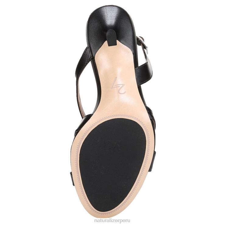 mujer Naturalizer cuero negro sandalia de vestir vanity 27 edit RTZ4T584 - Imagen 7