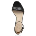 mujer Naturalizer cuero negro sandalia de vestir vera RTZ4T12 - Imagen 4