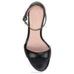 mujer Naturalizer cuero negro Sandalia vestir violeta 27 edit RTZ4T139 - Imagen 4