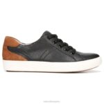 mujer Naturalizer cuero negro zapatilla morrison RTZ4T232 - Imagen 2