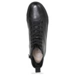 mujer Naturalizer cuero negro zapatillas altas morrison RTZ4T287 - Imagen 4