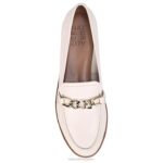 mujer Naturalizer cuero perlado mocasín aserrador RTZ4T403 - Imagen 4