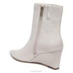 mujer Naturalizer cuero perlado satinado bota cuña dario RTZ4T652 - Imagen 8