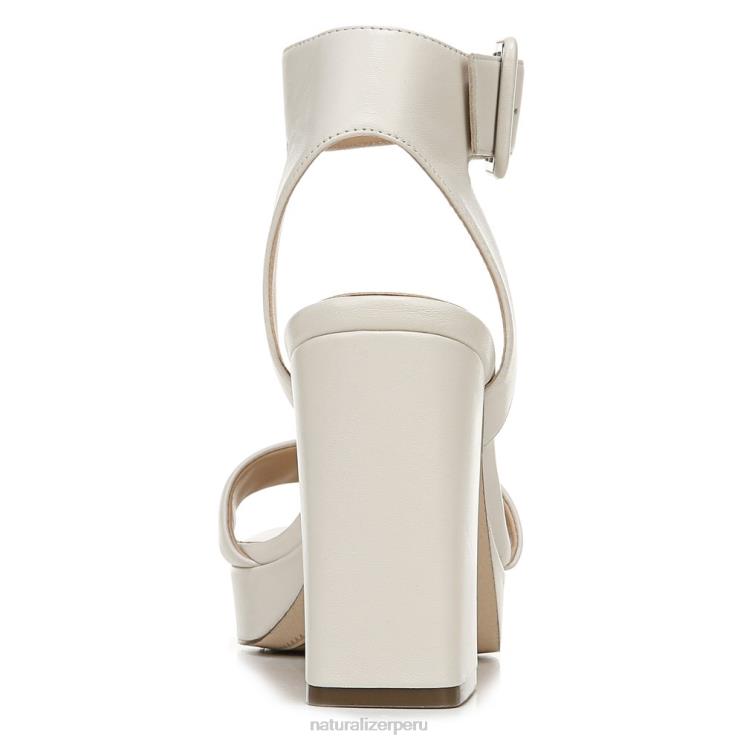 mujer Naturalizer cuero perlado satinado sandalia de vestir jaselle 27 edit RTZ4T215 - Imagen 6