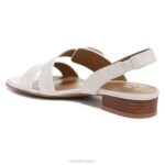 mujer Naturalizer cuero perlado satinado sandalia RTZ4T246 - Imagen 8
