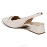 mujer Naturalizer cuero perlado satinado zapatos planos lindsey con tira trasera RTZ4T59 - Imagen 8