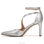 mujer Naturalizer cuero plateado 27 editar bomba abilyn RTZ4T133 - Imagen 3