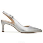 mujer Naturalizer cuero plateado 27 editar bomba felicia RTZ4T145 - Imagen 2