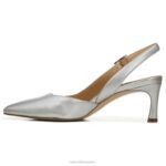 mujer Naturalizer cuero plateado 27 editar bomba felicia RTZ4T145 - Imagen 3