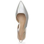 mujer Naturalizer cuero plateado 27 editar bomba felicia RTZ4T145 - Imagen 4
