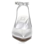 mujer Naturalizer cuero plateado bomba eliya RTZ4T670 - Imagen 5