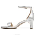 mujer Naturalizer cuero plateado sandalia de vestir iriss 27 edit RTZ4T116 - Imagen 3