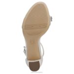 mujer Naturalizer cuero plateado sandalia de vestir vera 2 RTZ4T609 - Imagen 7