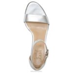 mujer Naturalizer cuero plateado sandalia de vestir vera RTZ4T14 - Imagen 4