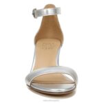 mujer Naturalizer cuero plateado sandalia de vestir vera RTZ4T14 - Imagen 5