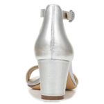 mujer Naturalizer cuero plateado sandalia de vestir vera RTZ4T14 - Imagen 6