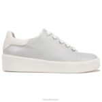 mujer Naturalizer cuero plateado tenis morrison 2.0 con cordones RTZ4T93 - Imagen 2