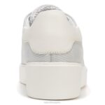 mujer Naturalizer cuero plateado tenis morrison 2.0 con cordones RTZ4T93 - Imagen 6