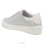 mujer Naturalizer cuero plateado tenis morrison 2.0 con cordones RTZ4T93 - Imagen 8