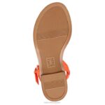 mujer Naturalizer cuero pop naranja sandalia fifi RTZ4T359 - Imagen 7