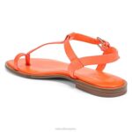 mujer Naturalizer cuero pop naranja sandalia fifi RTZ4T359 - Imagen 8