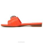 mujer Naturalizer cuero pop naranja sandalia santiago RTZ4T491 - Imagen 3