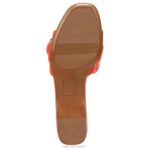 mujer Naturalizer cuero pop naranja sandalia santiago RTZ4T491 - Imagen 7