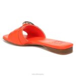 mujer Naturalizer cuero pop naranja sandalia santiago RTZ4T491 - Imagen 8