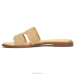 mujer Naturalizer cuero rafia sandalia fama RTZ4T291 - Imagen 3