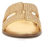 mujer Naturalizer cuero rafia sandalia fama RTZ4T291 - Imagen 5