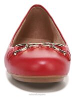 mujer Naturalizer cuero rojo carmesí maxwell poco plano RTZ4T55 - Imagen 5