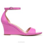 mujer Naturalizer cuero rosa caramelo sandalia cuña vera RTZ4T125 - Imagen 2