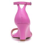 mujer Naturalizer cuero rosa caramelo sandalia cuña vera RTZ4T125 - Imagen 6