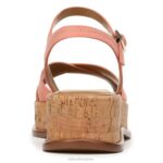mujer Naturalizer cuero rosa melocotón coral sandalia rikki RTZ4T614 - Imagen 6