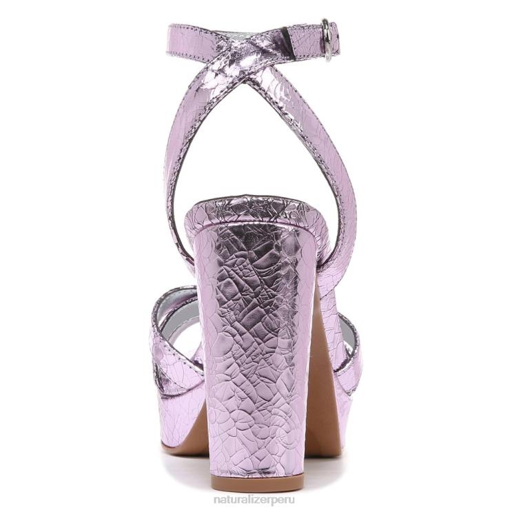 mujer Naturalizer cuero rosa morado sandalia de vestir mallory RTZ4T497 - Imagen 6