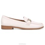 mujer Naturalizer cuero satinado beige perla holgazán stevie RTZ4T261 - Imagen 2