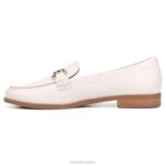 mujer Naturalizer cuero satinado beige perla holgazán stevie RTZ4T261 - Imagen 3