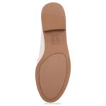 mujer Naturalizer cuero satinado beige perla holgazán stevie RTZ4T261 - Imagen 7