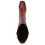 mujer Naturalizer cuero terracota bota de montar elliot RTZ4T637 - Imagen 4