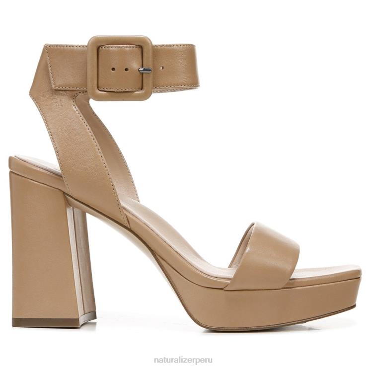 mujer Naturalizer cuero topo sandalia de vestir jaselle 27 edit RTZ4T214 - Imagen 2
