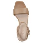 mujer Naturalizer cuero topo sandalia de vestir jaselle 27 edit RTZ4T214 - Imagen 4