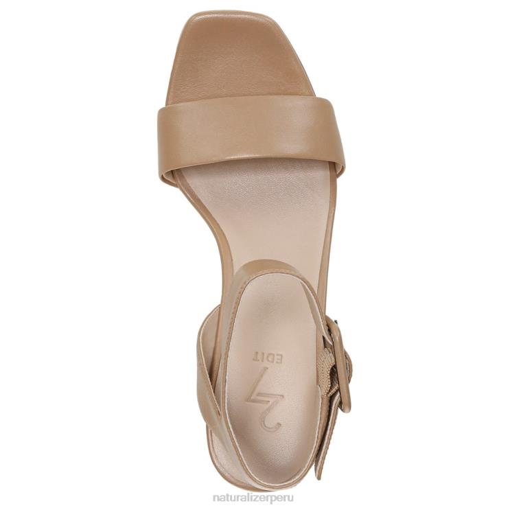 mujer Naturalizer cuero topo sandalia de vestir jaselle 27 edit RTZ4T214 - Imagen 4