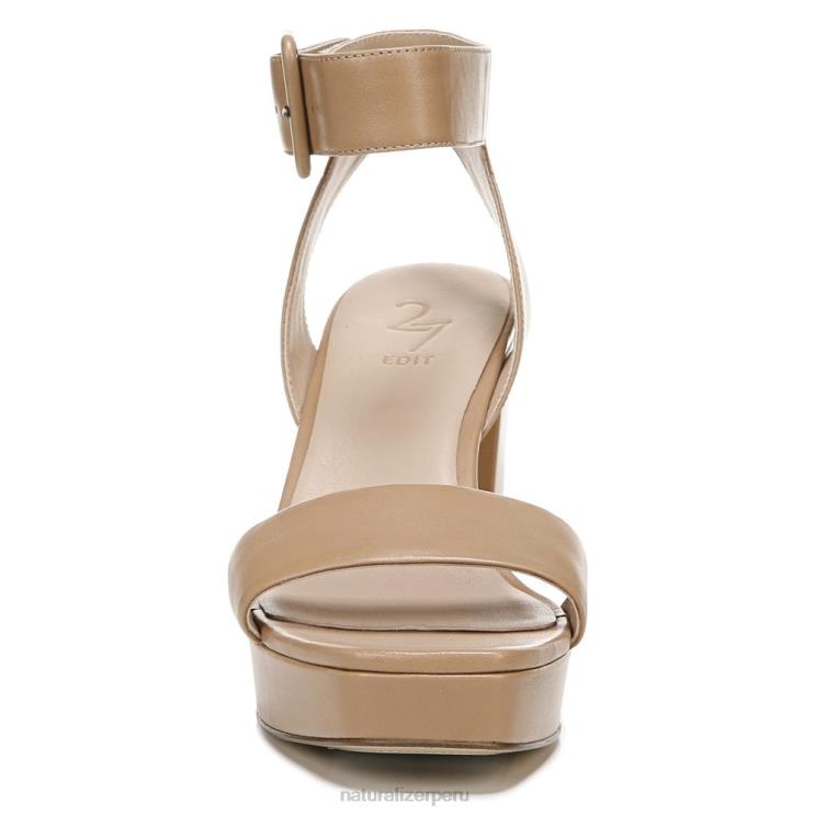 mujer Naturalizer cuero topo sandalia de vestir jaselle 27 edit RTZ4T214 - Imagen 5