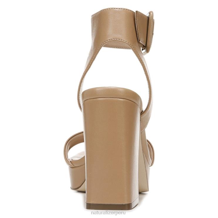 mujer Naturalizer cuero topo sandalia de vestir jaselle 27 edit RTZ4T214 - Imagen 6