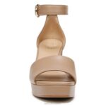 mujer Naturalizer cuero topo sandalia de vestir perlada RTZ4T343 - Imagen 5