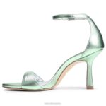 mujer Naturalizer cuero verde nenúfar Sandalia vestir violeta 27 edit RTZ4T142 - Imagen 3