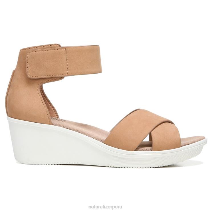 mujer Naturalizer gamuza de masa para galletas sandalia con cuña riviera RTZ4T156 - Imagen 2